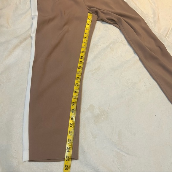 Aritzia Babaton | Lightweight Conan Pant | Nutmeg with white stripe | Size 6 - Picture 7 of 13